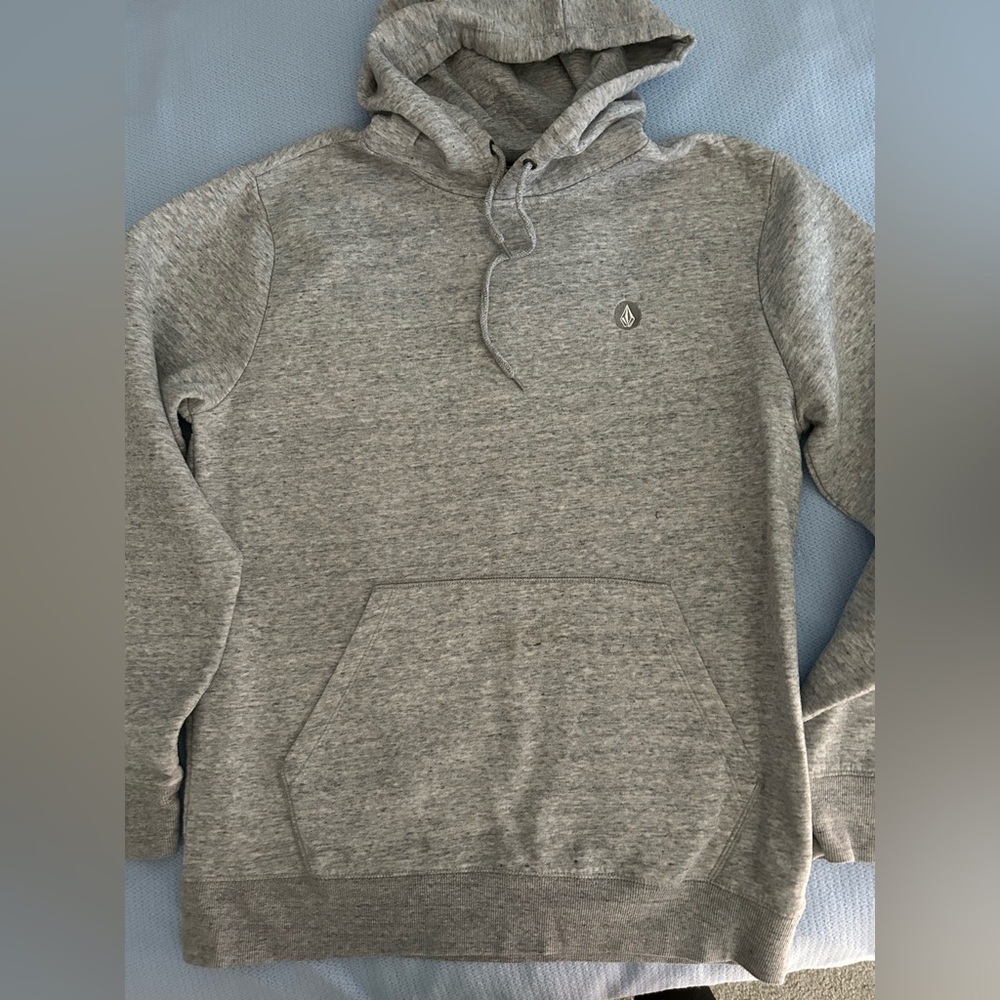 Gray Hoodie Sweatshirt Volcom